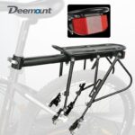 Deemount Heavy Duty Bicycle Luggage Carrier Rear Cargo Rack Stand 24-29'' Bike Trunk 100 KGS Load Fit 4.0 ‘’ Fat Bike Tire - Image 4