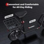 iScooter i12 Electric Scooter With Seat & Carry Basket - Image 10