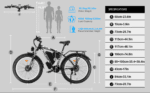 Philodo H8 Dual Motor Cargo Electric bike - Image 5