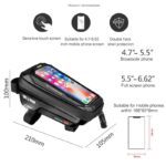 WILD MAN X2 Bicycle Bag EVA Hard Shell Waterproof Touch Screen High Capacity Road Bike Mountain Bike Anti-vibration Cycling - Image 4