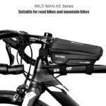 WILD MAN X2 Bicycle Bag EVA Hard Shell Waterproof Touch Screen High Capacity Road Bike Mountain Bike Anti-vibration Cycling - Image 7
